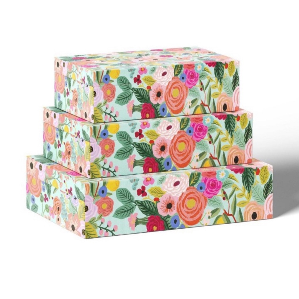 Rifle Paper Co. Large Decorative Storage Box - Garden Party - Picture 2 of 4